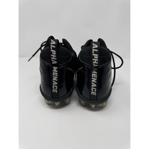Nike Alpha Menace Pro Mid TD Black Silver Mens 11.5 880410-010 Football Cleats main image 7